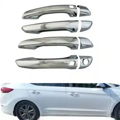 Exterior Door Handle Cover Trim for Hyundai Elantra 2016-2019 Chrome Style Protective Cap Exterior Door Handle Cover Trim for Hyundai Elantra 2016-2019 Chrome Style Protective Cap