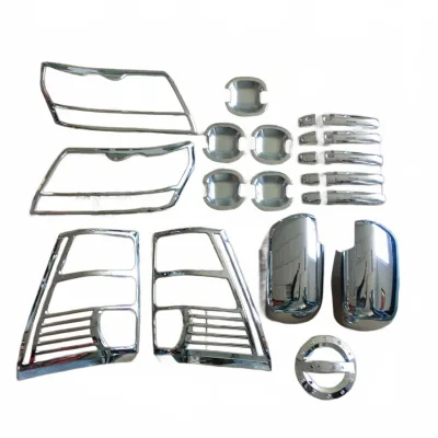 Chrome Exterior Trim Kit for Suzuki Vitara 2008 – Door Handle Covers, Bowl Inserts, Mirror Covers, and Lamp Housing Set Chrome Exterior Trim Kit for Suzuki Vitara 2008 – Door Handle Covers, Bowl Inserts, Mirror Covers, and Lamp Housing Set