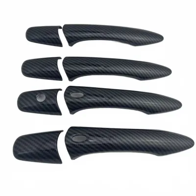 Carbon Fiber Pattern Door Handle Covers for Infiniti QX60 JX35 QX56 QX80 2010-2023 Carbon Fiber Pattern Door Handle Covers for Infiniti QX60 JX35 QX56 QX80 2010-2023