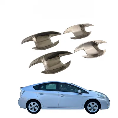 Exterior Door Handle Bowl Cover Trim for Toyota Prius 30 with Electroplated Titanium Black Finish Exterior Door Handle Bowl Cover Trim for Toyota Prius 30 with Electroplated Titanium Black Finish