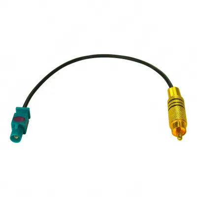 Car Radio Navigation Adapter Cable RCA Male to Fakra Z Male Audio Video Connector Lead Car Radio Navigation Adapter Cable RCA Male to Fakra Z Male Audio Video Connector Lead