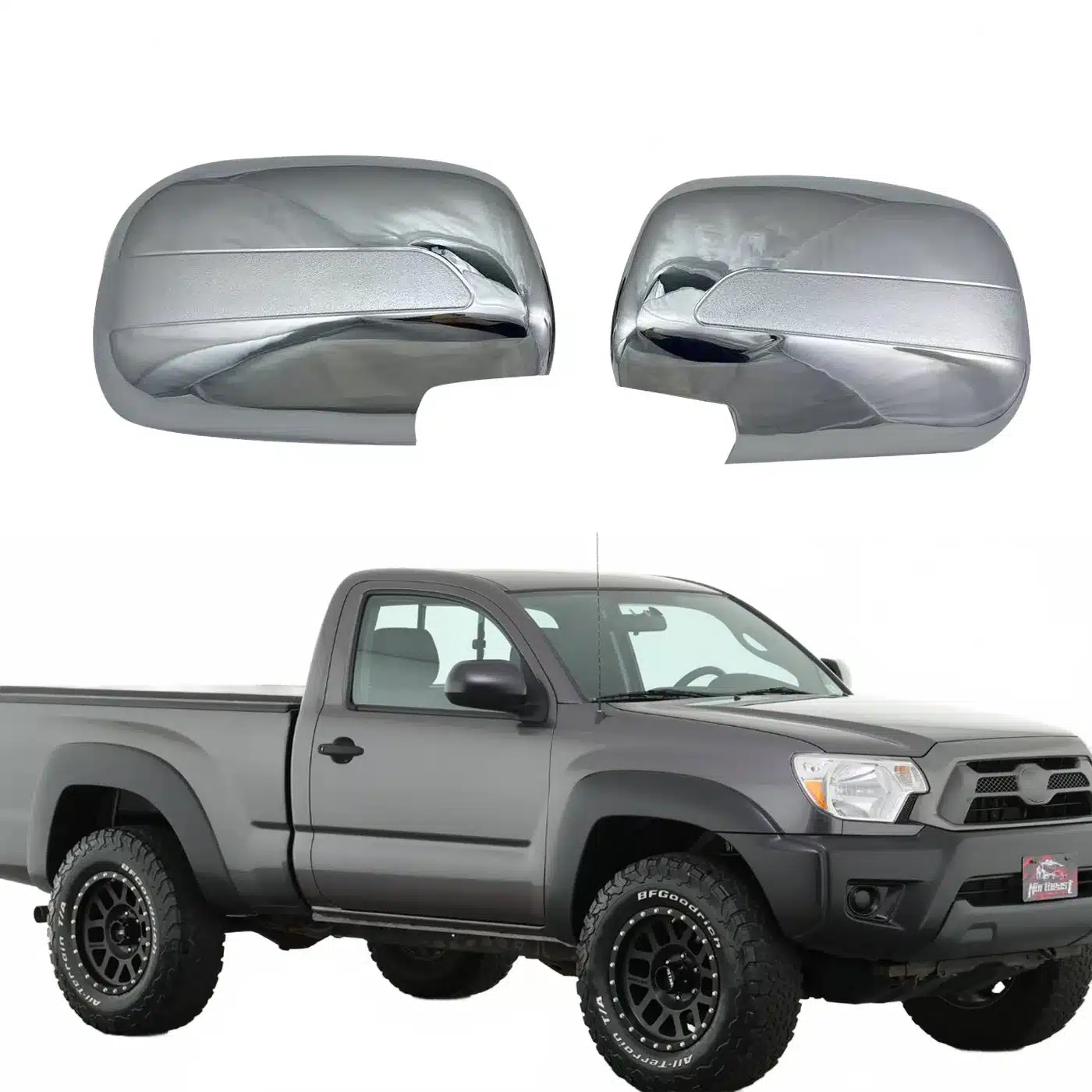 Side Rearview Mirror Covers Replacement for 2005-2015 Toyota Tacoma N200 Outer Door Mirror Housing Caps