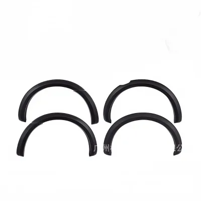 Matte Black Slim Wheel Arch Flares Protector Trim Set for Ford Ranger T7 T8 2015-2021 Matte Black Slim Wheel Arch Flares Protector Trim Set for Ford Ranger T7 T8 2015-2021