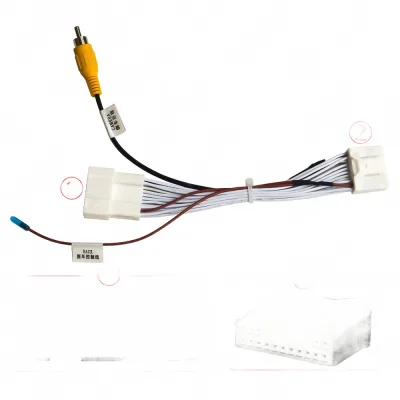 Rear View Camera Adapter Cable for Toyota Highlander Backup Camera Input Wire Harness Rear View Camera Adapter Cable for Toyota Highlander Backup Camera Input Wire Harness