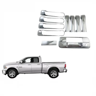Tailgate Handle Cover Bowl Decal Trim for Dodge Ram 1500 2500 3500 2010-2018