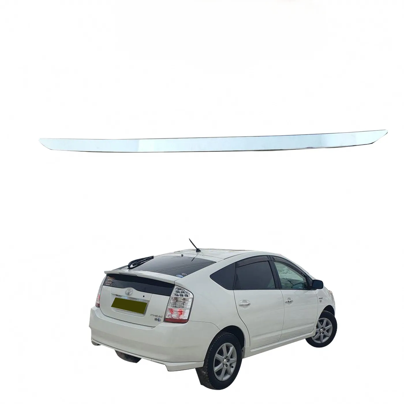 Chrome Exterior Rear Trunk Garnish Trim for Toyota Corolla 2008 and Prius 20/30 Models