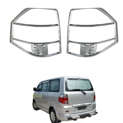Rear Tail Light Covers ABS Chrome Trim Protective Guard for Suzuki APV 2008-2015 Rear Tail Light Covers ABS Chrome Trim Protective Guard for Suzuki APV 2008-2015