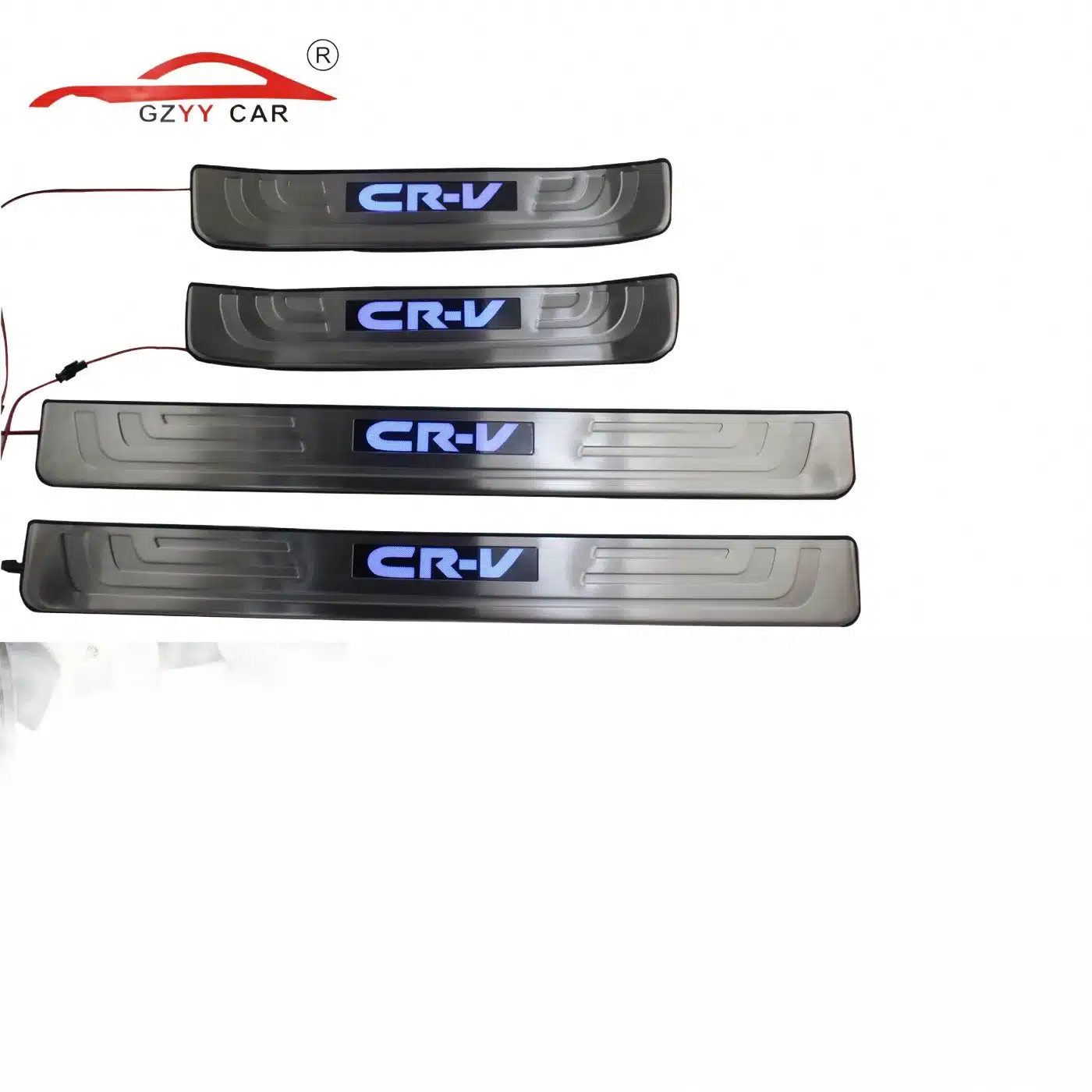 LED Door Sill Scuff Plate Protectors for 2012-2016 Cerato and Honda CR-V Entry Guard Lighting