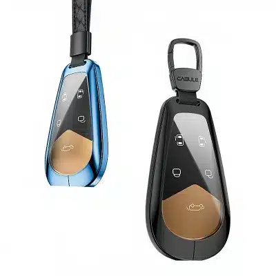 Zinc Alloy Car Key Fob Cover Case with Keychain for VOYAH Dreamer 2022-2024 Models