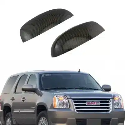 Carbon Fiber Style Rear View Mirror Covers for 2007-2013 Yukon Silverado Tahoe Sierra, Clip-on Mirror Caps Carbon Fiber Style Rear View Mirror Covers for 2007-2013 Yukon Silverado Tahoe Sierra, Clip-on Mirror Caps