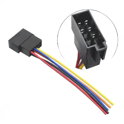 ISO Radio Wiring Harness Adapter for Volkswagen Jetta Bora Audi Mercedes-Benz Power Speaker Connector Plug ISO Radio Wiring Harness Adapter for Volkswagen Jetta Bora Audi Mercedes-Benz Power Speaker Connector Plug