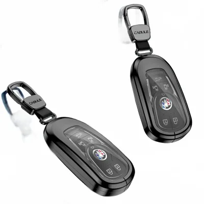 Aluminum Alloy Key Fob Cover Protector Case for Buick Envision LaCrosse Enclave GL8 Aluminum Alloy Key Fob Cover Protector Case for Buick Envision LaCrosse Enclave GL8