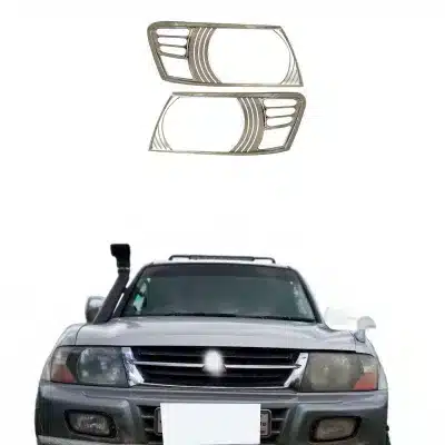Front Headlight Bezel Cover Trim Chrome Housing for Mitsubishi Pajero V73 2001-2008 Front Headlight Bezel Cover Trim Chrome Housing for Mitsubishi Pajero V73 2001-2008