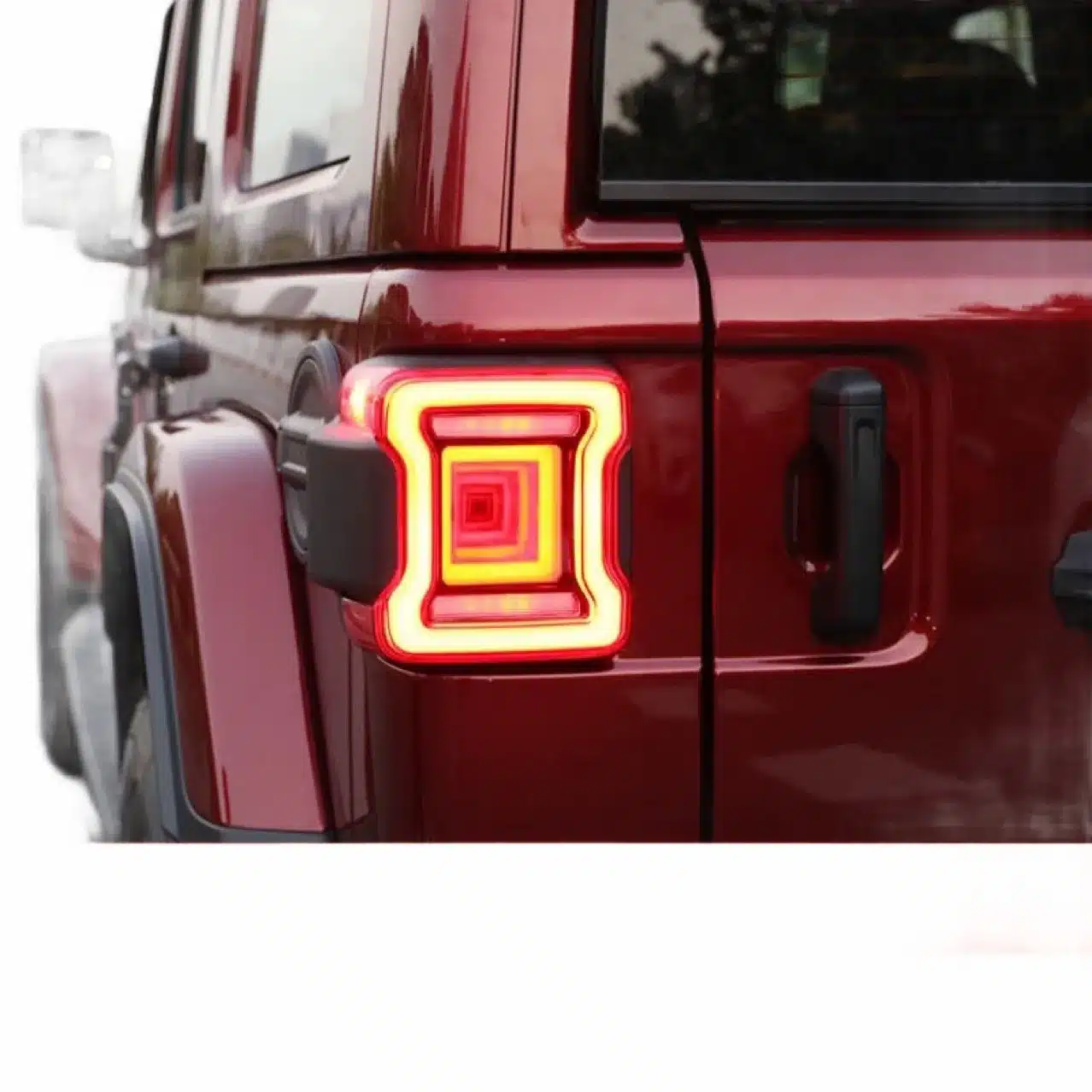 LED Tail Lights Assembly for 2018-2024 Jeep Wrangler JL, Sequential Turn Signal & Brake Light