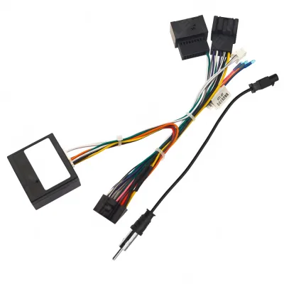 16-Pin Car Audio Wiring Harness with Canbus Decoder Box for Peugeot C3/C4 2021-2024 Low-Trim Models 16-Pin Car Audio Wiring Harness with Canbus Decoder Box for Peugeot C3/C4 2021-2024 Low-Trim Models
