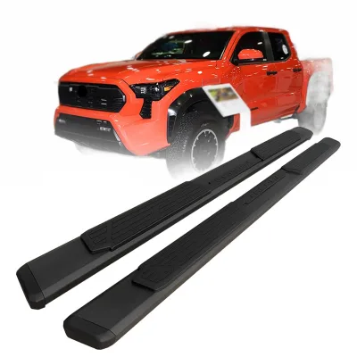 Aluminum Side Steps Running Boards Compatible with 2024 Toyota Tacoma, Off-Road Style Nerf Bars Aluminum Side Steps Running Boards Compatible with 2024 Toyota Tacoma, Off-Road Style Nerf Bars