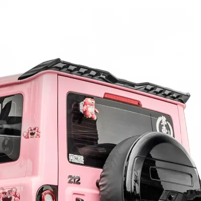 Rear Trunk Roof Spoiler Wing MC Sport Style Gloss Black Exterior Aerodynamic Trim for Beijing BJ212 Rear Trunk Roof Spoiler Wing MC Sport Style Gloss Black Exterior Aerodynamic Trim for Beijing BJ212