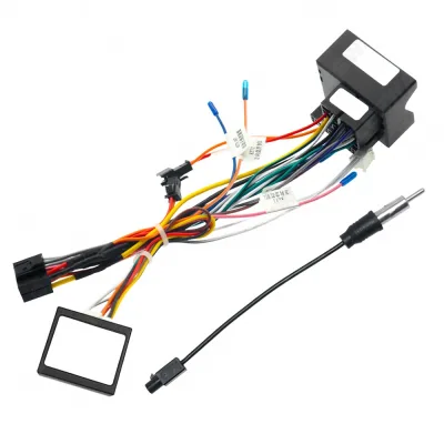 Android Stereo Power Harness with 16-Pin Connector and Canbus Decoder for Volkswagen Series