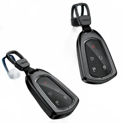 Full Coverage Metal Car Key Fob Cover for Cadillac CT4 CT5 2020 Full Coverage Metal Car Key Fob Cover for Cadillac CT4 CT5 2020