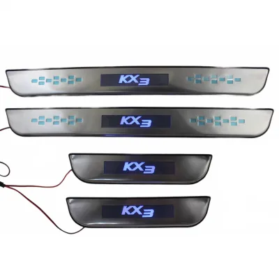 LED Illuminated Door Sill Protectors Scuff Plate Kit for Kia KX3 LED Illuminated Door Sill Protectors Scuff Plate Kit for Kia KX3