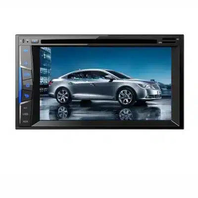 6.2 Inch Double Din Car DVD Player with GPS Navigation, Bluetooth Connectivity, FM Radio and Rear View Camera Support, Universal Fit 6.2 Inch Double Din Car DVD Player with GPS Navigation, Bluetooth Connectivity, FM Radio and Rear View Camera Support, Universal Fit