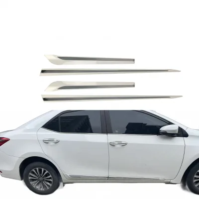 Body Side Molding Trim Strips Compatible with Toyota Corolla 2014-2018 White Door Edge Protectors Body Side Molding Trim Strips Compatible with Toyota Corolla 2014-2018 White Door Edge Protectors