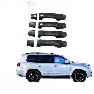 Carbon Fiber Texture Door Handle Covers for Land Cruiser LC200 FJ200 2008-2015 Carbon Fiber Texture Door Handle Covers for Land Cruiser LC200 FJ200 2008-2015