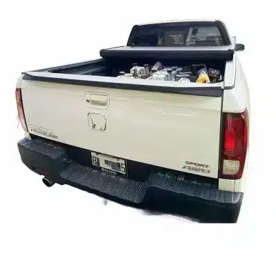 Manual Retractable Aluminum Roll-Up Tonneau Cover Compatible with Honda Ridgeline Pickup Truck Manual Retractable Aluminum Roll-Up Tonneau Cover Compatible with Honda Ridgeline Pickup Truck