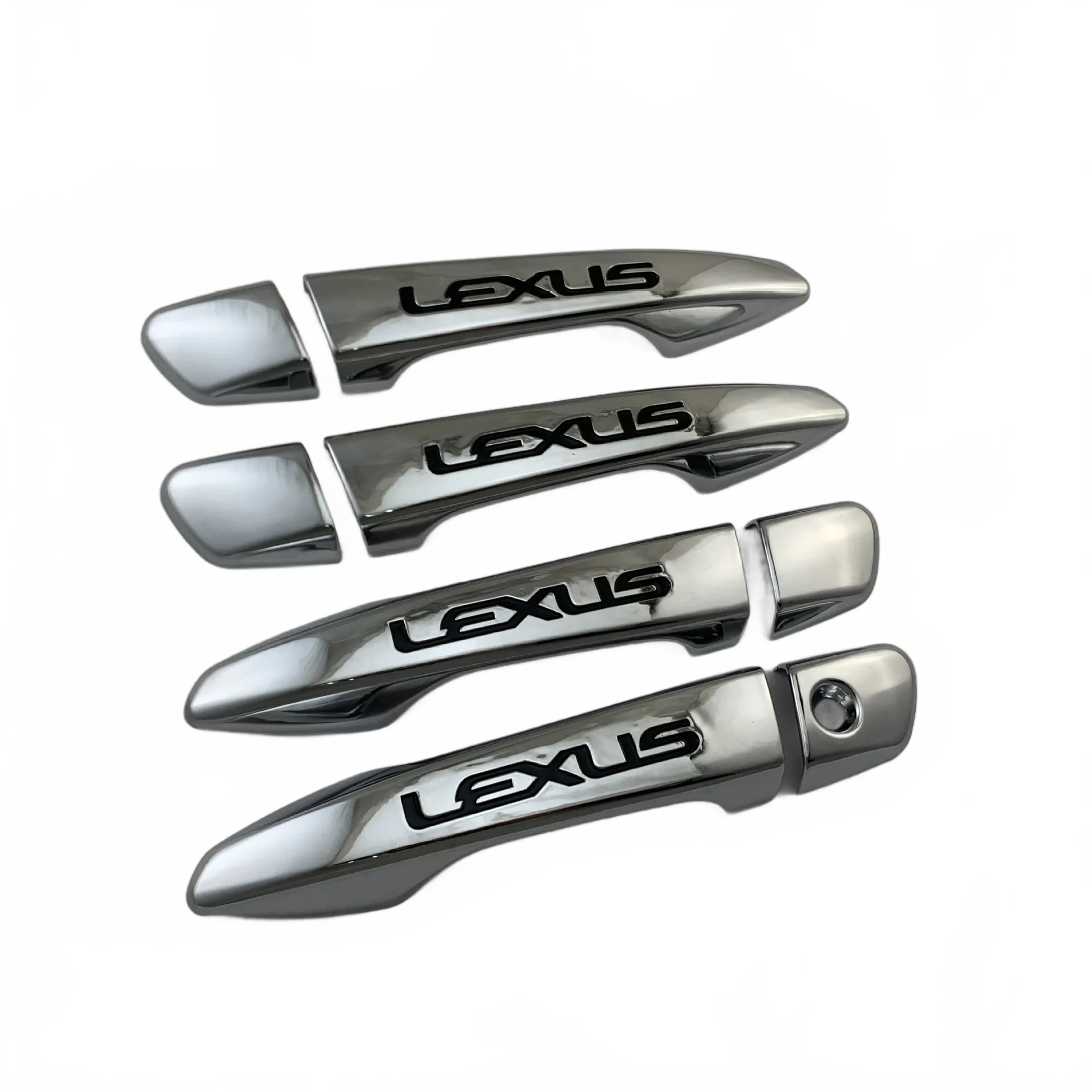 Chrome Exterior Door Handle Covers Trim Compatible with Lexus ES300 GS IS RX350 CT200h