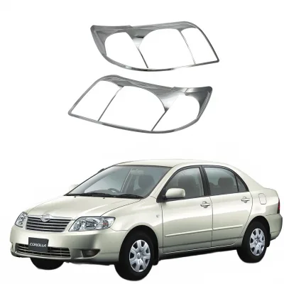 Front Headlight Cover Chrome Trim Bezel for Toyota Corolla 2005 Middle East Edition Front Headlight Cover Chrome Trim Bezel for Toyota Corolla 2005 Middle East Edition