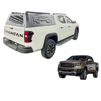 Tri-Fold Triple-Door Pickup Truck Bed Topper Canopy Case for Changan Kaicene F70 Lantop and Peugeot Landtrek Tri-Fold Triple-Door Pickup Truck Bed Topper Canopy Case for Changan Kaicene F70 Lantop and Peugeot Landtrek