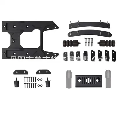 Heavy Duty Tailgate Hinge Reinforcement Tire Carrier with Smoked Brake Light for 2018-2024 Jeep Wrangler JL Heavy Duty Tailgate Hinge Reinforcement Tire Carrier with Smoked Brake Light for 2018-2024 Jeep Wrangler JL