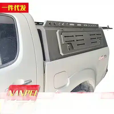 Heavy Duty Aluminium Tri-Fold Half-Height Truck Bed Canopy Tonneau Cover for Toyota Hilux Revo SR5 Vigo Heavy Duty Aluminium Tri-Fold Half-Height Truck Bed Canopy Tonneau Cover for Toyota Hilux Revo SR5 Vigo