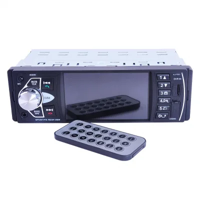 4.1 Inch Single Din Car Stereo HD MP5 Player with Bluetooth, FM Radio, Support TF Card/USB and Backup Camera Input 4.1 Inch Single Din Car Stereo HD MP5 Player with Bluetooth, FM Radio, Support TF Card/USB and Backup Camera Input