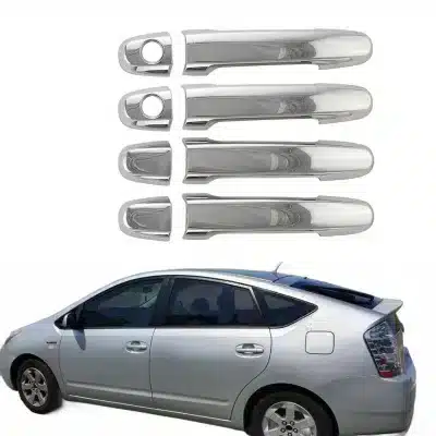 Chrome Exterior Door Handle Covers for 2005-2008 Toyota Prius NHW20 Protectors