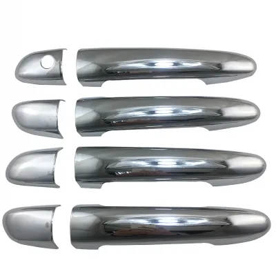 Chrome Exterior Door Handle Covers for Mazda CX-5 and Ruiyi, High-Quality ABS Electroplated Trim, Set of 4 Chrome Exterior Door Handle Covers for Mazda CX-5 and Ruiyi, High-Quality ABS Electroplated Trim, Set of 4