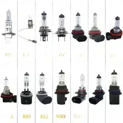 12V Warm White Quartz Halogen Headlight Bulbs H1 H3 H4 H7 H8 H11 for Universal Automotive Lighting
