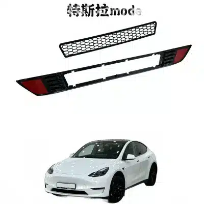 Front Bumper Grille Insect Mesh Screen and Air Intake Inlet Protection Cover for Tesla Model Y