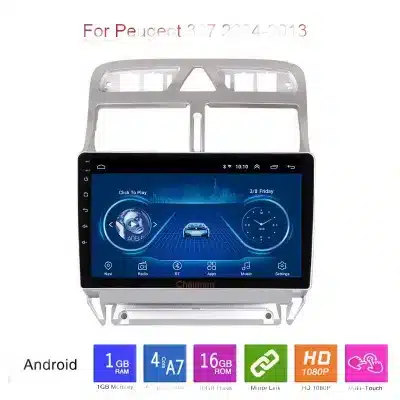 Android Car Stereo with GPS Navigation and Bluetooth for Peugeot 307 2004-2013, 9-Inch MP5 Player with Rear View Camera Support Android Car Stereo with GPS Navigation and Bluetooth for Peugeot 307 2004-2013, 9-Inch MP5 Player with Rear View Camera Support