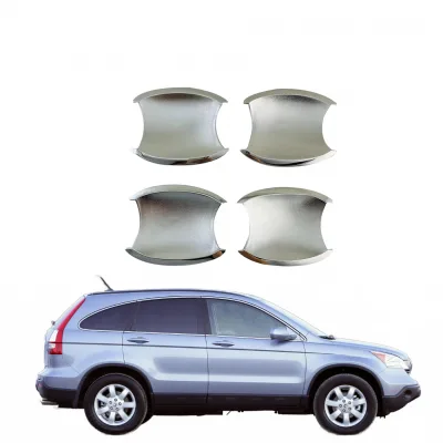 Exterior Door Handle Bowl Cover Trim for 2007 Honda CR-V, ABS Chrome Protective Decorative Guards Exterior Door Handle Bowl Cover Trim for 2007 Honda CR-V, ABS Chrome Protective Decorative Guards