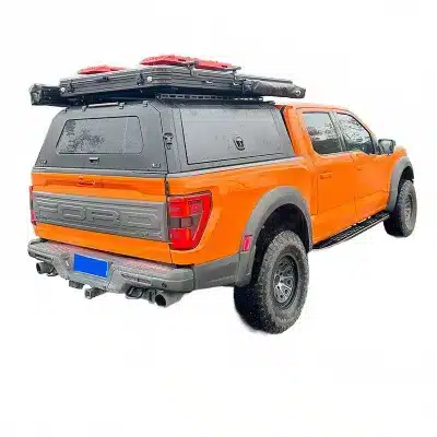 Heavy-Duty Modular Truck Bed Cap for 2008-2023 Ford F150 Raptor, Aluminum Alloy and Manganese Steel Pickup Canopy Heavy-Duty Modular Truck Bed Cap for 2008-2023 Ford F150 Raptor, Aluminum Alloy and Manganese Steel Pickup Canopy