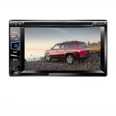 6.2 Inch Double Din Car DVD Player with GPS Navigation, Bluetooth, FM Radio, and Backup Camera Input 6.2 Inch Double Din Car DVD Player with GPS Navigation, Bluetooth, FM Radio, and Backup Camera Input