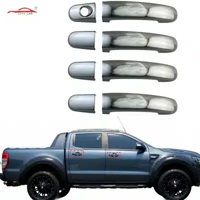 Chrome Exterior Door Handle Covers for Ford Ranger 2015-2019 Chrome Exterior Door Handle Covers for Ford Ranger 2015-2019
