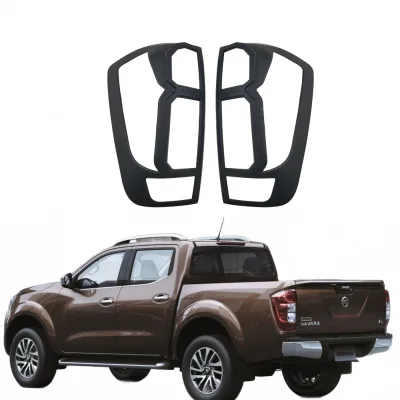 Matte Black Rear Tail Light Cover Trim for Nissan Navara NP300 D23 2016 Matte Black Rear Tail Light Cover Trim for Nissan Navara NP300 D23 2016