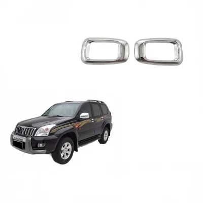 Side Turn Signal Light Frame Covers Chrome Plated Trim For Toyota Land Cruiser Prado FJ120 2700 4000 Side Turn Signal Light Frame Covers Chrome Plated Trim For Toyota Land Cruiser Prado FJ120 2700 4000