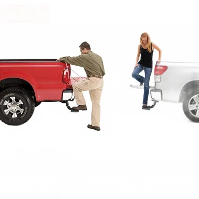 Tailgate Assist Side Step Folding Retractable Rear Bed Step for Ford F-150 Raptor 2015-2022 Tailgate Assist Side Step Folding Retractable Rear Bed Step for Ford F-150 Raptor 2015-2022