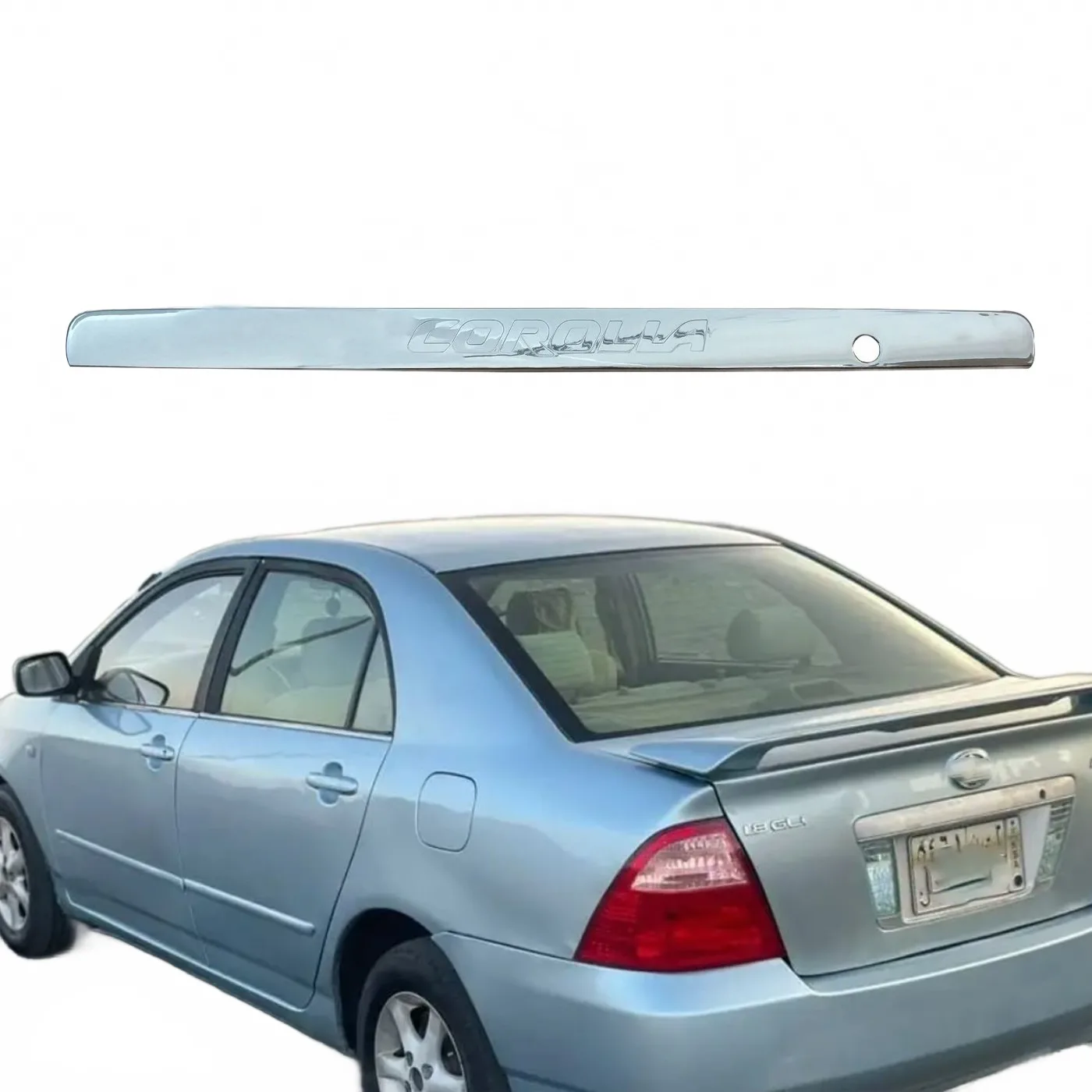 Rear Trunk Lid Tailgate Trim Molding Garnish for Corolla 2005
