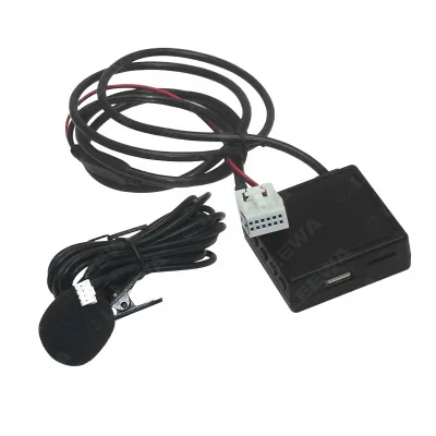 Bluetooth Music Adapter with USB Port and Microphone for Peugeot 307 408 Citroen C-Quatre C-Triomphe C2 Bluetooth Music Adapter with USB Port and Microphone for Peugeot 307 408 Citroen C-Quatre C-Triomphe C2