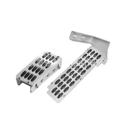 Left Side Dead Pedal and Accelerator Pedal Cover Kit for 2008-2017 Jeep Wrangler JK, Non-Slip Metal Foot Rest Left Side Dead Pedal and Accelerator Pedal Cover Kit for 2008-2017 Jeep Wrangler JK, Non-Slip Metal Foot Rest