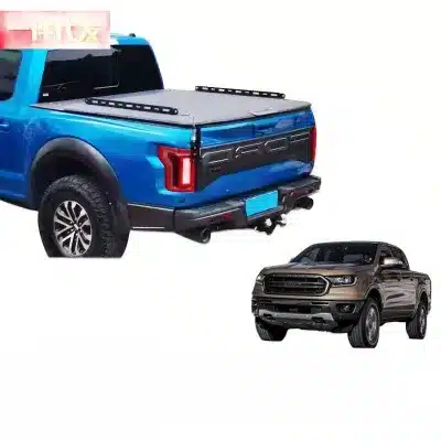 Aluminum Alloy Bi-Fold Tonneau Cover for Ford F150, Toyota Tundra, Ram, and Great Wall Cannon Pickups Aluminum Alloy Bi-Fold Tonneau Cover for Ford F150, Toyota Tundra, Ram, and Great Wall Cannon Pickups
